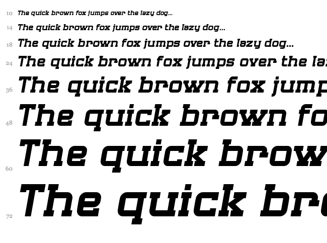 SF Big Whiskey font waterfall